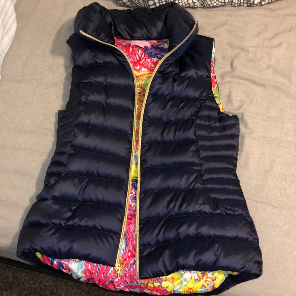 Lilly pulitzer quilted vest